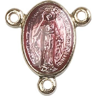 Gold Plate Miraculous Rosary Center Rosary Center