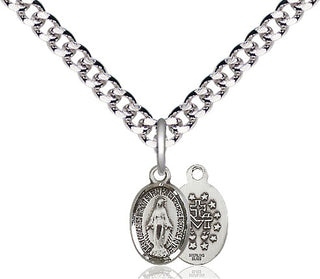 Pewter Miraculous Medal Religious and Catholic Jewelry