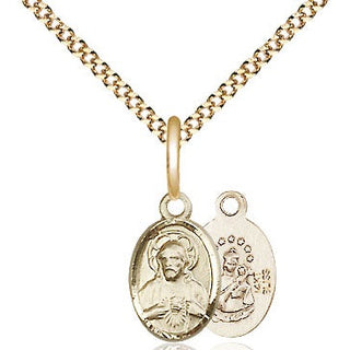 Gold-Filled Scapular Pendant