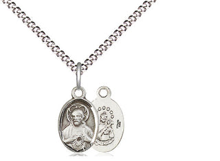 Sterling Silver Scapular Pendant