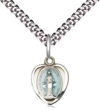 Sterling Silver Miraculous Medal Religious and Catholic Jewelry
