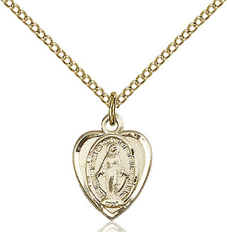 14kt Gold Filled Miraculous Medal Religious and Catholic Jewelry