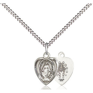 Pewter Miraculous Medal Religious and Catholic Jewelry