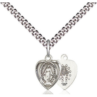 Pewter Miraculous Medal Religious and Catholic Jewelry