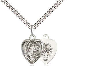Sterling Silver Miraculous Medal Religious and Catholic Jewelry
