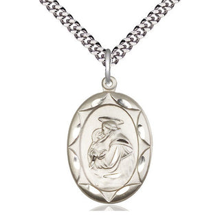 Pewter Saint Anthony Medal Catholic Jewelry Engraved Catholic Saint Jewelry