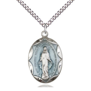 Sterling Silver Miraculous Medal Catholic Jewelry