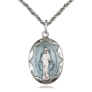 Sterling Silver Miraculous Medal Catholic Jewelry