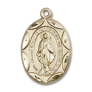 14kt Gold Filled Miraculous Medal