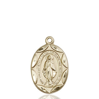 14kt Gold Miraculous Medal