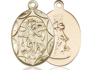 14kt Gold Filled Saint Michael the Archangel Medal