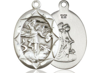 Sterling Silver Saint Michael the Archangel Medal Catholic Jewelry