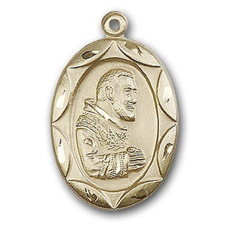Gold-Filled Saint Pio of Pietrelcina Pendant