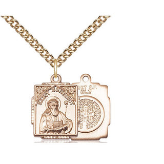 14kt Gold Saint Benedict Medal