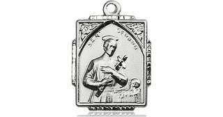 Sterling Silver Saint Gerard Medal Religious Jewelry Engraved Catholic Saint Jewelry
