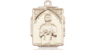 14kt Gold Filled Saint Kateri Tekakwitha Medal Engraved Catholic Saint Jewelry