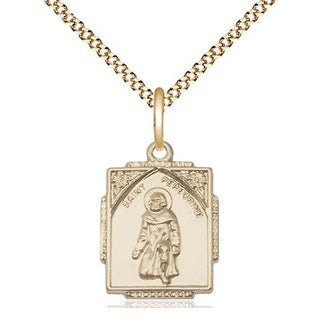 14kt Gold Filled Saint Peregrine Medal Religious Jewelry Engraved Catholic Saint Jewelry