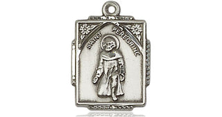 Sterling Silver Saint Peregrine Medal Religious Jewelry Engraved Catholic Saint Jewelry