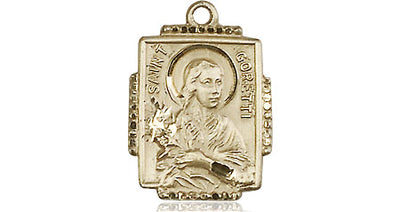 14kt Gold Filled St. Maria Goretti Medal | Medium | Engravable