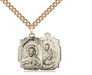 14kt Gold Scapular Medal