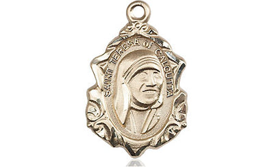 14kt Gold Filled Saint Teresa of Calcutta Medal | Medium