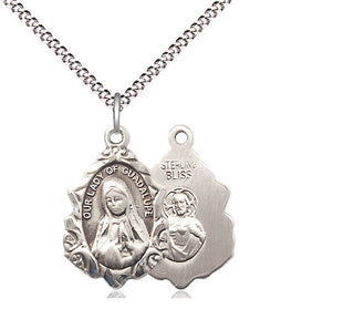 Sterling Silver Our Lady of Guadalupe Medal Religious Jewelry