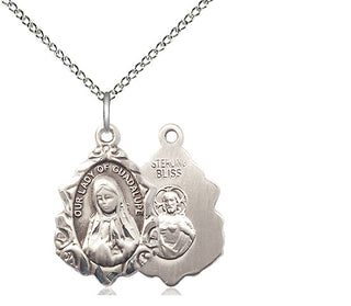Sterling Silver Our Lady of Guadalupe Medal Religious Jewelry
