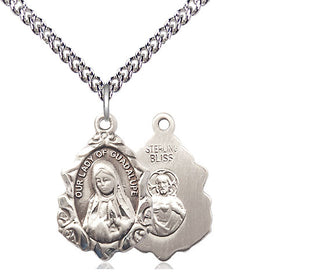 Sterling Silver Our Lady of Guadalupe Medal Religious Jewelry