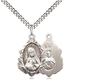 Sterling Silver Our Lady of Guadalupe Medal Religious Jewelry