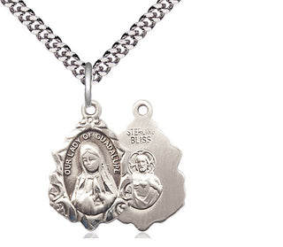 Sterling Silver Our Lady of Guadalupe Medal Religious Jewelry