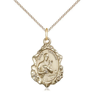 14kt Gold Filled Saint Gerard Medal Religious Jewelry Engraved Catholic Saint Jewelry