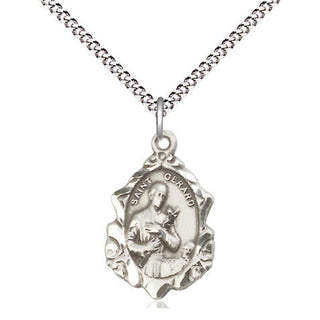 Pewter Saint Gerard Medal Religious Jewelry Engraved Catholic Saint Jewelry