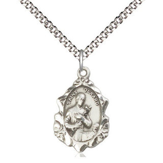 Pewter Saint Gerard Medal Religious Jewelry Engraved Catholic Saint Jewelry