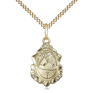14kt Gold Filled Saint Katharine Drexel Medal Religious Jewelry Engraved Catholic Saint Jewelry