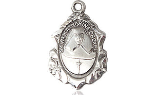 Sterling Silver Saint Katharine Drexel Medal Religious Jewelry Engraved Catholic Saint Jewelry