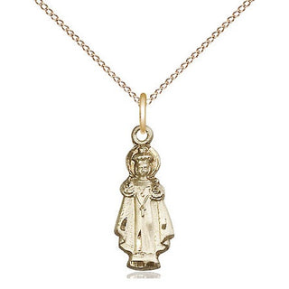 14kt Gold Infant of Prague Medal