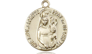 14kt Gold Filled Our Lady of Loretto Medal