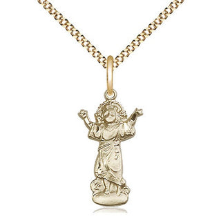 14kt Gold Filled Divino Nino Medal Religious Jewelry