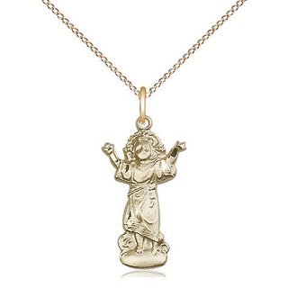 14kt Gold Filled Divino Nino Medal Religious Jewelry