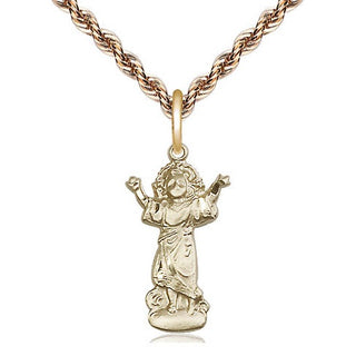 14kt Gold Filled Divino Nino Medal Religious Jewelry