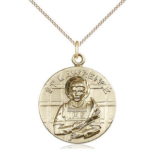 14kt Gold Saint Lawrence Medal