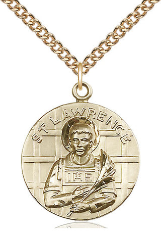 14kt Gold Saint Lawrence Medal