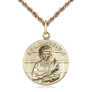 14kt Gold Saint Lawrence Medal