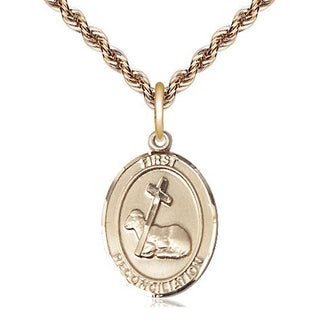 14kt Gold First Reconciliation Medal