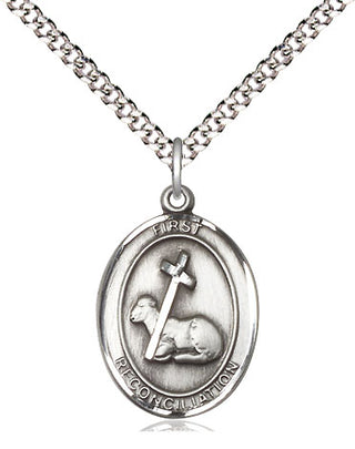 Pewter First Reconciliation Medal Catholic Jewelry