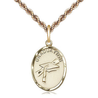14kt Gold Graduation Medal