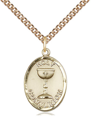 14kt Gold Holy Communion Medal