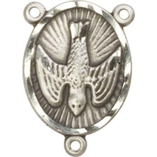Sterling Silver Holy Spirit Rosary Center Rosary Center