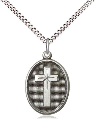 Sterling Silver Cross Medal Religious Jewelry