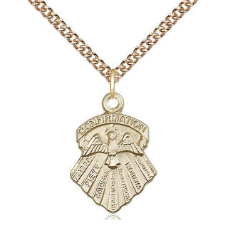 14kt Gold Filled Seven Gifts Medal Religious Jewelry